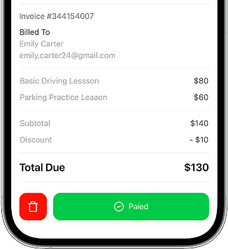 mockup Invoice